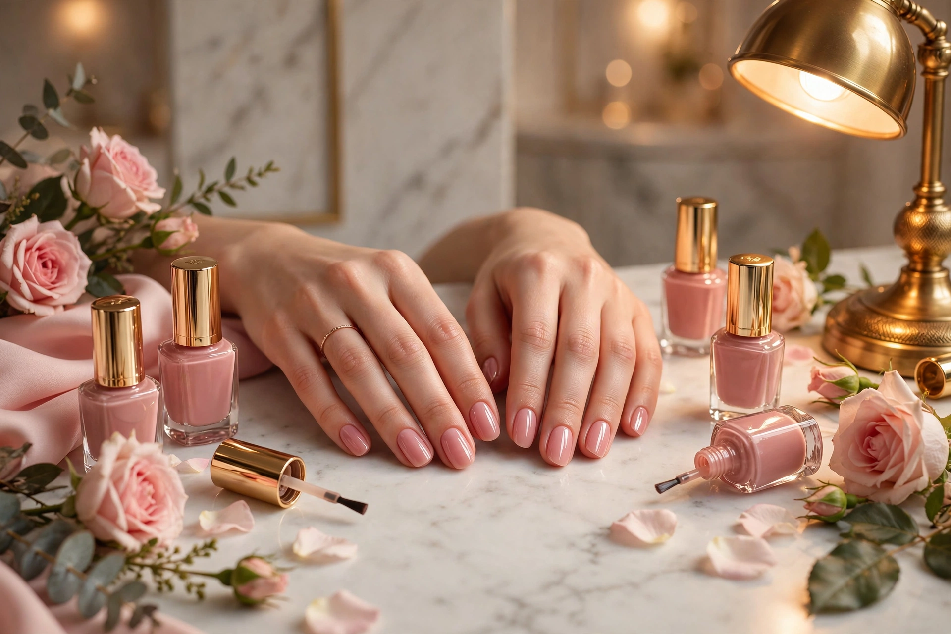 Manicure at A+ Nails Rowlett